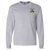 Ultra Cotton Long Sleeve T-Shirt with a Pocket Thumbnail