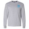 Ultra Cotton Long Sleeve T-Shirt with a Pocket Thumbnail