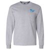 Ultra Cotton Long Sleeve T-Shirt with a Pocket Thumbnail