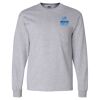Ultra Cotton Long Sleeve T-Shirt with a Pocket Thumbnail