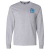 Ultra Cotton Long Sleeve T-Shirt with a Pocket Thumbnail