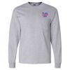 Ultra Cotton Long Sleeve T-Shirt with a Pocket Thumbnail