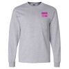 Ultra Cotton Long Sleeve T-Shirt with a Pocket Thumbnail