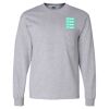 Ultra Cotton Long Sleeve T-Shirt with a Pocket Thumbnail