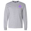 Ultra Cotton Long Sleeve T-Shirt with a Pocket Thumbnail