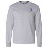 Ultra Cotton Long Sleeve T-Shirt with a Pocket Thumbnail