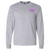 Ultra Cotton Long Sleeve T-Shirt with a Pocket Thumbnail