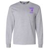 Ultra Cotton Long Sleeve T-Shirt with a Pocket Thumbnail
