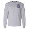 Ultra Cotton Long Sleeve T-Shirt with a Pocket Thumbnail