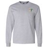 Ultra Cotton Long Sleeve T-Shirt with a Pocket Thumbnail