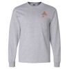 Ultra Cotton Long Sleeve T-Shirt with a Pocket Thumbnail